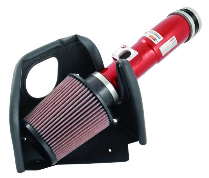 K&N Engineering 69-6502TR - KNN69-6502TR - K&N 06 Eclipse GT 3.8L V6 Red Typhoon Short Ram Intake - Shipped in Europe - Tuningsupply.com