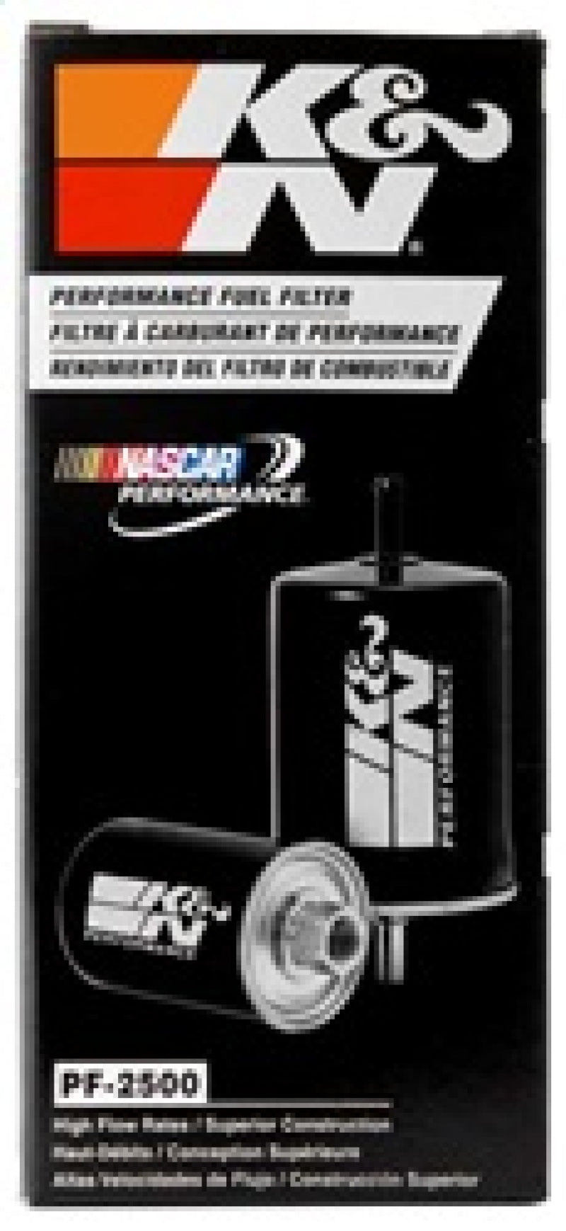 K&N Engineering PF-2500 - KNNPF-2500 - K&N Cellulose Media Fuel Filter 2.125in OD x 5.438in L - Shipped in Europe - Tuningsupply.com