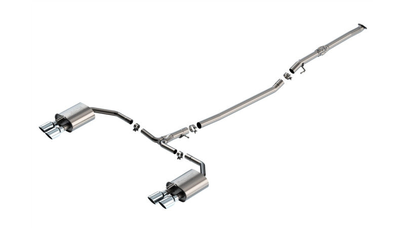Borla 141014 - BOR141014 - Borla 2025 Kia K5 GT 2.5L 4 Cyl S-type Cat-Back Exhaust w/ 3.5in Tips - Shipped in Europe - Tuningsupply.com