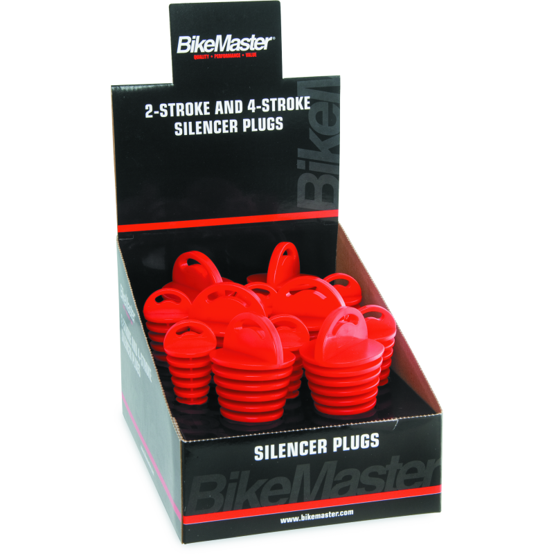 BikeMaster 151686 - BKM151686 - BikeMaster Exhaust Plug Display - 12pc. - Shipped in Europe - Tuningsupply.com