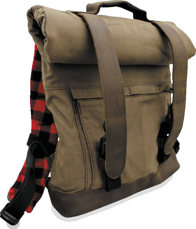 Burly Brand B15-1020D - BURB15-1020D - Burly Brand Voyager Back Pack - Dark Oak - Shipped in Europe - Tuningsupply.com