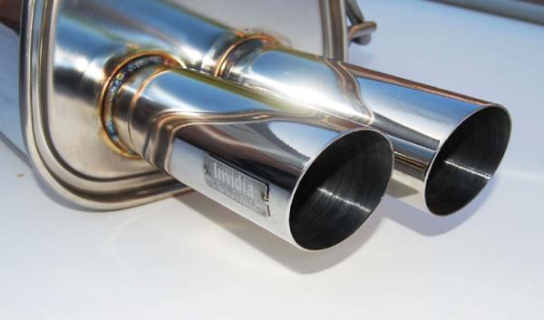 Invidia - INVHS05SL1GT3 - Invidia 05+ Subaru Legacy GT Stainless Steel Quad Tip Cat-back Exhaust - Shipped in Europe - Tuningsupply.com