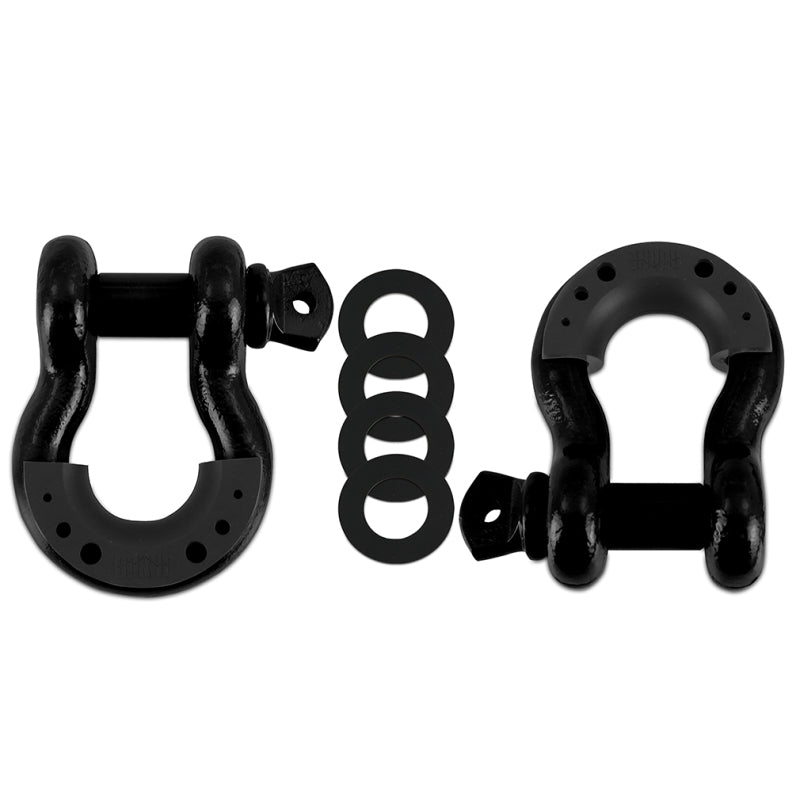 Borne Off-Road BNDR-BK - BRNBNDR-BK - Borne Off-Road Borne D-Ring Shackle Set Black - Shipped in Europe - Tuningsupply.com