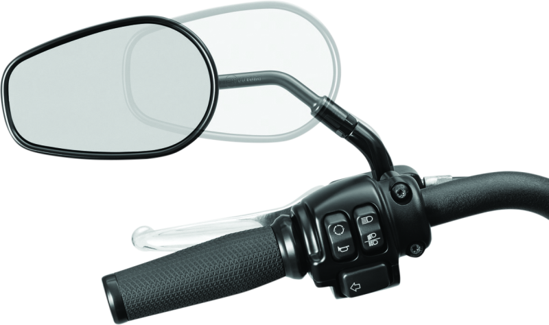 Kuryakyn 1216 - KUR1216 - Kuryakyn Mirror Stem 3in Outward Extenders Black - Shipped in Europe - Tuningsupply.com