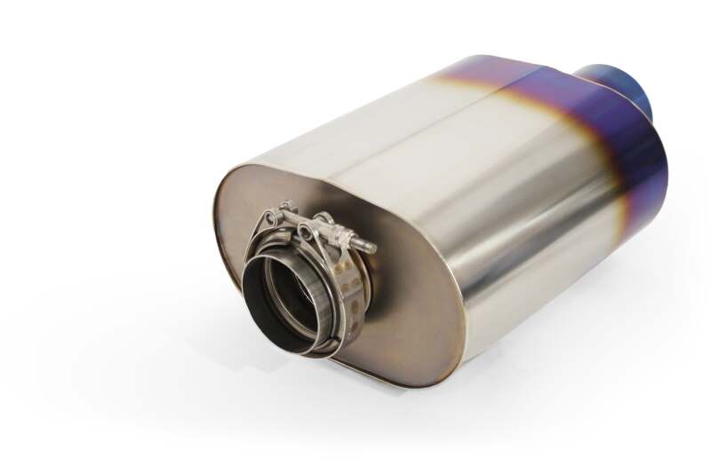 GReddy 11003530 - GRE11003530 - GReddy Universal 3.0in RS-Ti Oval Titanium Muffler - Shipped in Europe - Tuningsupply.com