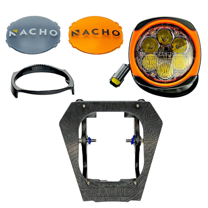 Nacho Offroad Technology - NACV3KT2 - Nacho Lighting 17-23 KTM EXC Quatro Hi/Low Plug N Play Kit - Shipped in Europe - Tuningsupply.com