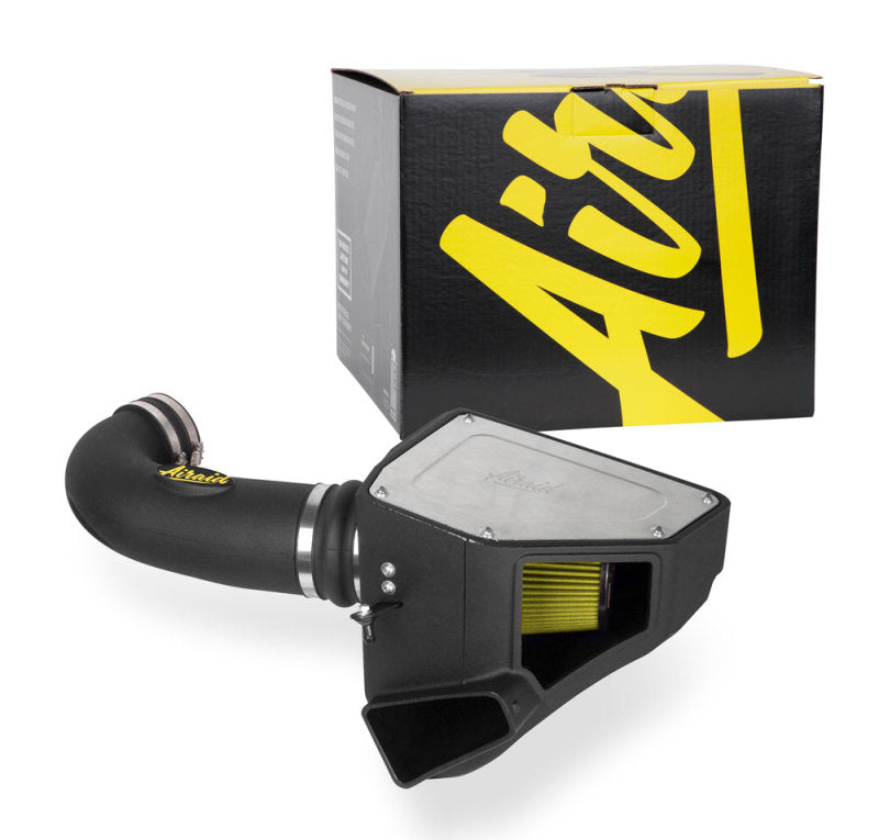 Airaid 255-333 - AIR255-333 - Airaid 16-20 Chevy Camaro SS 6.2L Intake System w/ Tube (Dry / Yellow Media) - Shipped in Europe - Tuningsupply.com