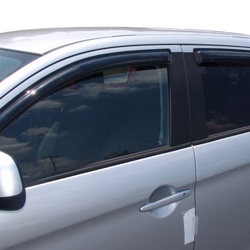 AVS 94191 - AVS94191 - AVS 11-13 Mitsubishi Outlander Sport Ventvisor Outside Mount Window Deflectors 4pc - Smoke - Shipped in Europe - Tuningsupply.com