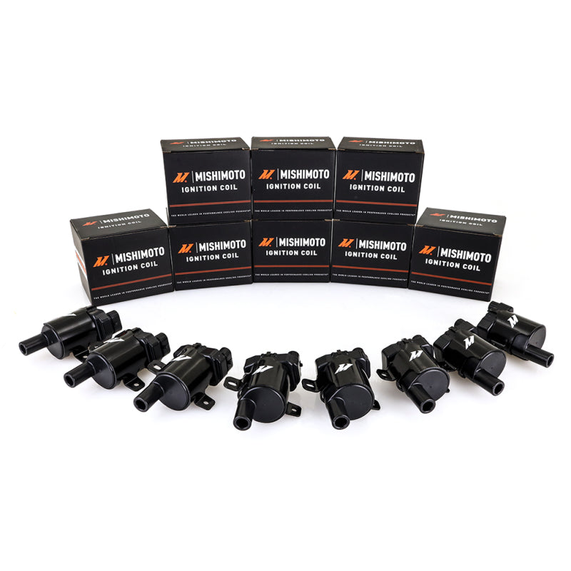 Mishimoto MMIG-LSHS-9908 - MISMMIG-LSHS-9908 - Mishimoto 99-07 GM Truck/Heatsink Style Ignition Coil Set - Shipped in Europe - Tuningsupply.com