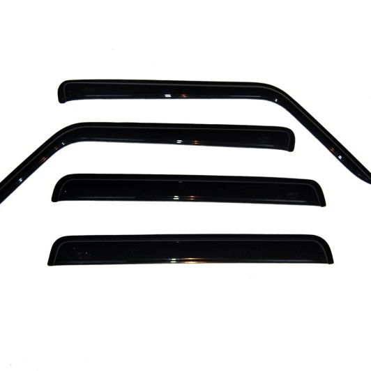 AVS 94117 - AVS94117 - AVS 06-10 Jeep Commander Ventvisor Outside Mount Window Deflectors 4pc - Smoke - Shipped in Europe - Tuningsupply.com