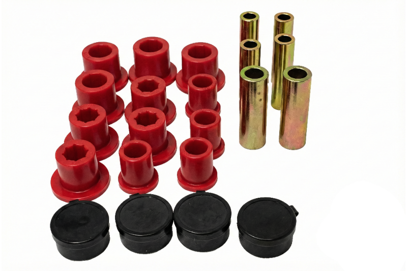 Energy Suspension 4.2160R - ENG4.2160R - Energy Suspension 2010-14 Ford Raptor / 09-14 F-150 Rear Leaf Spring Bushing Set - Shipped in Europe - Tuningsupply.com