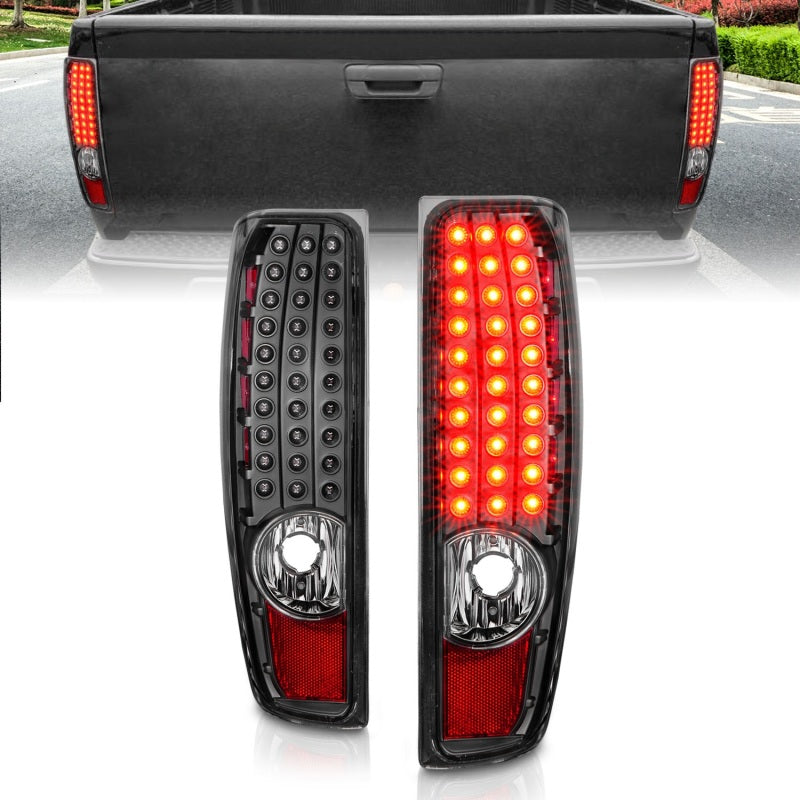ANZO 311385 - ANZ311385 - ANZO 04-10 Chevy Colorado LED Taillights G2 - Black - Shipped in Europe - Tuningsupply.com