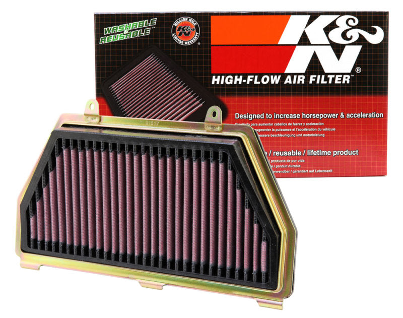 K&N Engineering HA-6007 - KNNHA-6007 - K&N 07-12 Honda CBR600RR Replacement Air Filter - Shipped in Europe - Tuningsupply.com