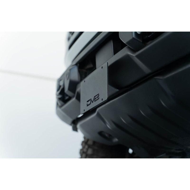DV8 Offroad LPBR-04 - DVELPBR-04 - DV8 Offroad 21-23 Ford Bronco Capable Bumper Front License Plate Mount - Shipped in Europe - Tuningsupply.com