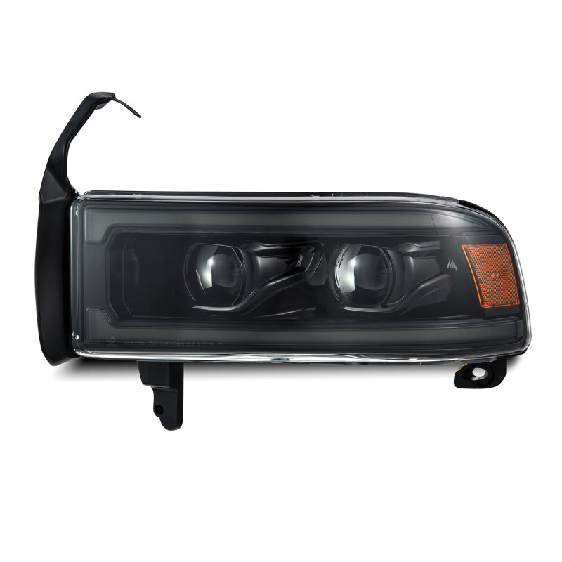 AlphaRex 880355 - ARX880355 - AlphaRex 94-01 RAM 1500 LUXX LED Proj Headlights Alpha-Blk w/Activ Light/Seq Signal/SB DRL - Shipped in Europe - Tuningsupply.com