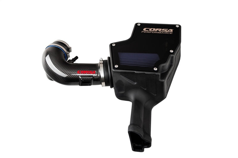 CORSA Performance 44007 - COR44007 - Corsa 2018-2023 Ford Mustang GT 5.0L V8 Carbon Fiber Air Intake w/ Oiled Air Filter - Shipped in Europe - Tuningsupply.com