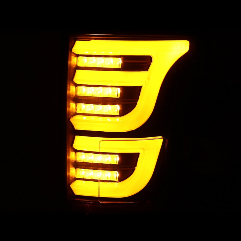 AlphaRex 652040 - ARX652040 - AlphaRex 15-20 Ford F150 Luxx-Series LED Tail Lights Alpha-Black - Shipped in Europe - Tuningsupply.com