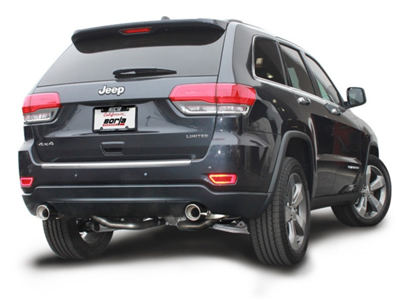 Borla 140406 - BOR140406 - Borla 11-16 Jeep Grand Cherokee Limited/Laredo 5.7L 8cyl 4WD/RWD SS Catback Exhaust - Shipped in Europe - Tuningsupply.com