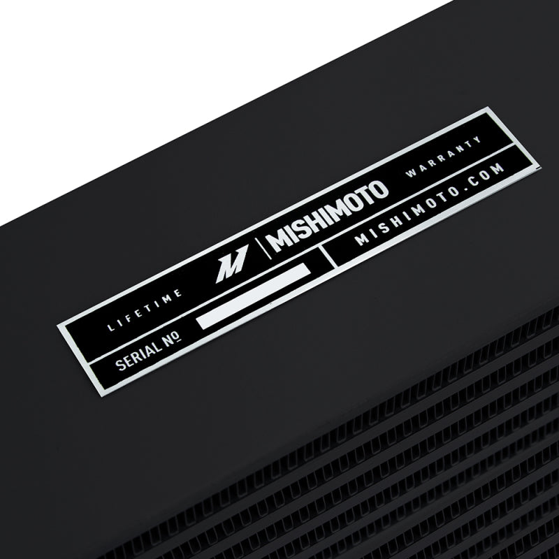 Mishimoto MMOC-SSO-10BK - MISMMOC-SSO-10BK - Mishimoto Heavy-Duty Oil Cooler - 10in. Same-Side Outlets - Black - Shipped in Europe - Tuningsupply.com
