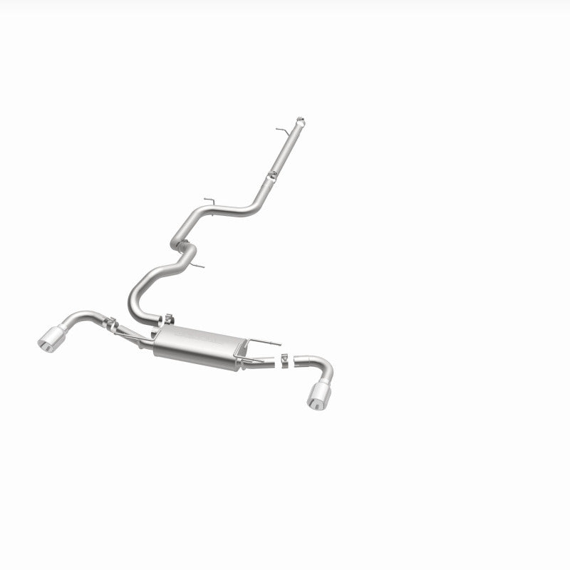 Magnaflow 15146 - MAG15146 - MagnaFlow 10-12 Mazda 3 L4 2.5L Hatchback Split Rear Exit Stainless Cat Back Performance Exhaust - Shipped in Europe - Tuningsupply.com