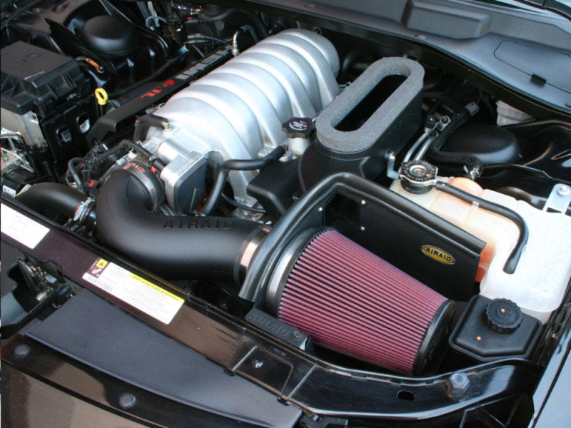 Airaid 350-193 - AIR350-193 - Airaid 06-10 Dodge Charger / 08 Magnum SRT8 6.1L Hemi CAD Intake System w/ Tube (Oiled / Red Media) - Shipped in Europe - Tuningsupply.com