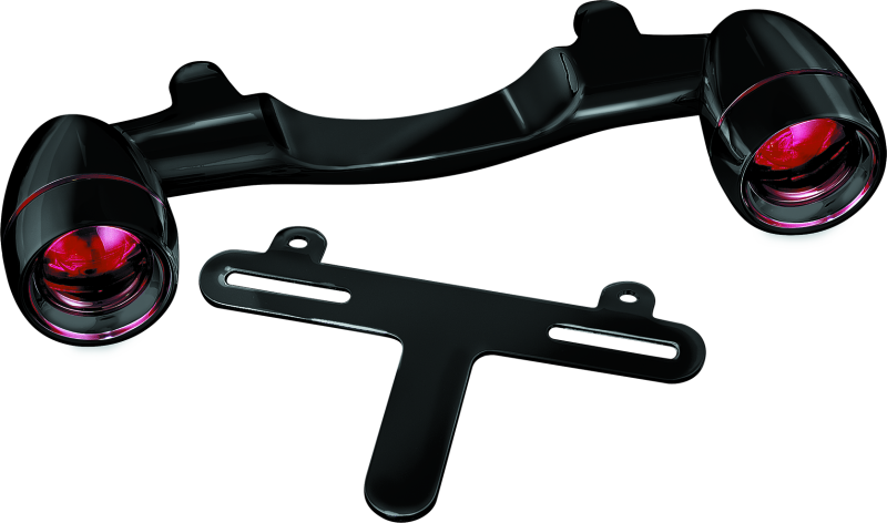 Kuryakyn 5405 - KUR5405 - Kuryakyn Bullet Light Rear Turn Signal Bar Gloss Black - Shipped in Europe - Tuningsupply.com