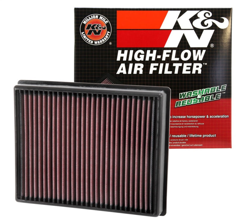 K&N Engineering 33-5000 - KNN33-5000 - K&N 13 Ford Fusion 2.0L L4 Replacement Air Filter - Shipped in Europe - Tuningsupply.com