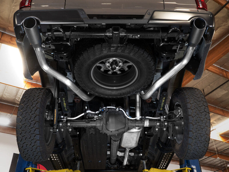 aFe 49-33160-B - AFE49-33160-B - aFe 21-26 Ford F150 Tremor Gemini XV 3IN 304SS Cat-Back Exhaust Dual Rear Exit w/Black Tips - Shipped in Europe - Tuningsupply.com