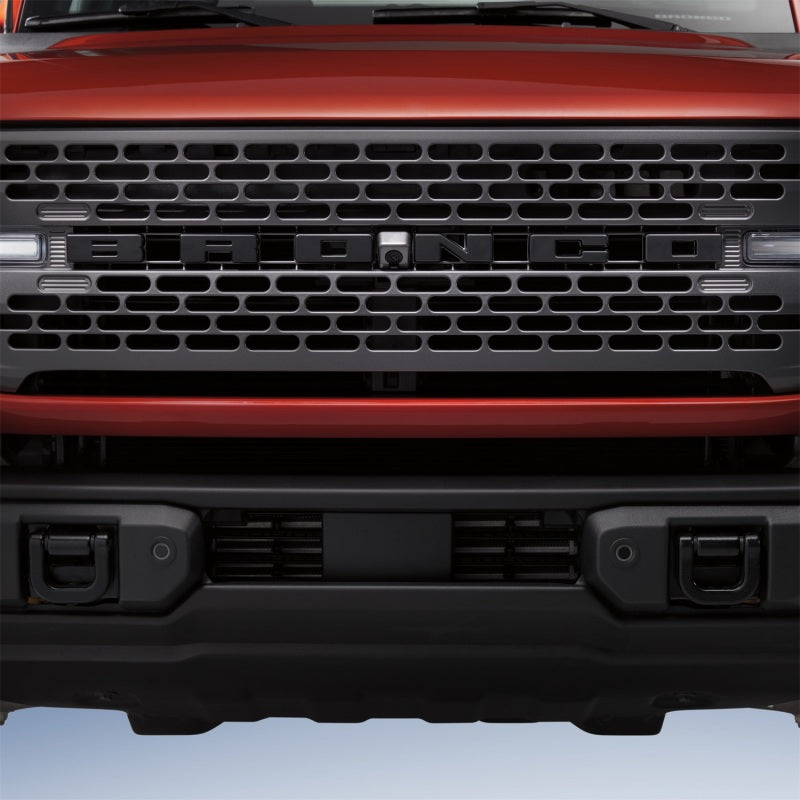 Ford Racing M-1447-BLMB - FRPM-1447-BLMB - Ford Racing 2021+ Bronco Grille Lettering Overlay Kit - Black - Shipped in Europe - Tuningsupply.com