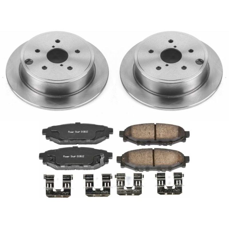 PowerStop KOE6977 - PSBKOE6977 - Power Stop 15-19 Subaru WRX Rear Autospecialty Brake Kit - Shipped in Europe - Tuningsupply.com