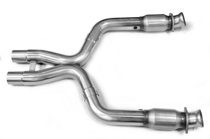 Kooks Headers 11413200 - KSH11413200 - Kooks 11-14 Ford Mustang GT 5.0L 4V 3in x 2 3/4in OEM Cat X Pipe Kooks HDR Req - Shipped in Europe - Tuningsupply.com