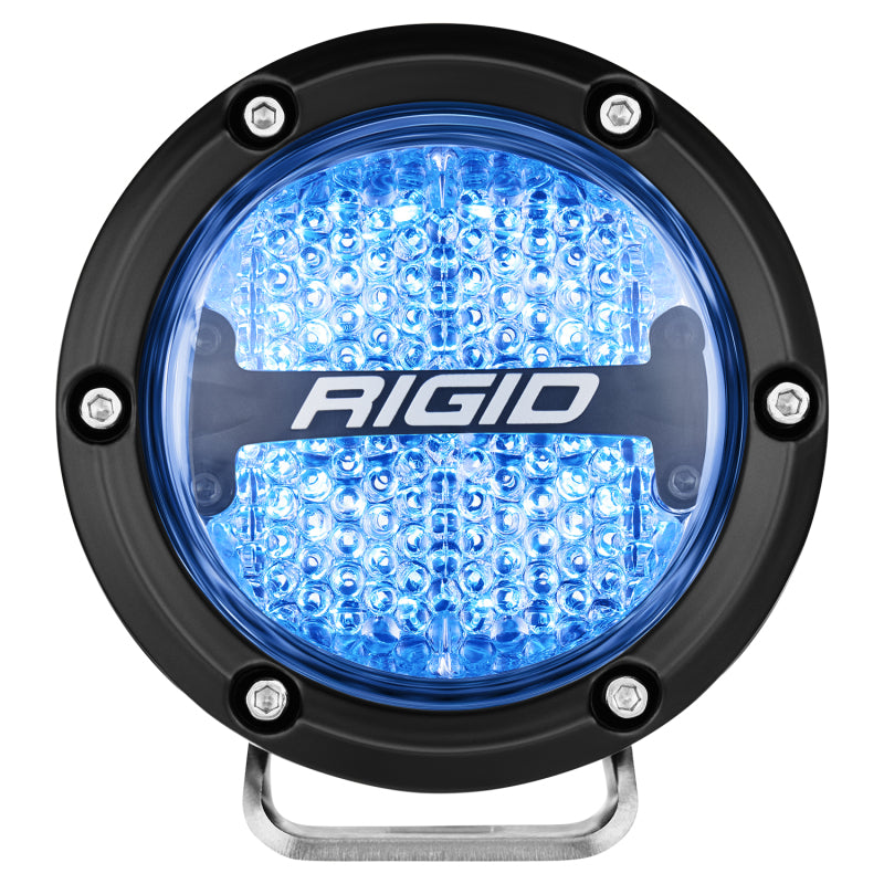 Rigid Industries 36400 - RIG36400 - Rigid Industries 360-Series 4in LED Off-Road Diffused Beam - RGBW Backlight (Pair) - Shipped in Europe - Tuningsupply.com