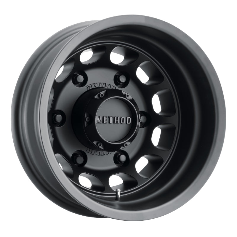 Method Wheels MR901655925138N - MRWMR901655925138N - Method MR901 - REAR 16x5.5 -138mm Offset 6x205 161.04mm CB Matte Black Wheel - Shipped in Europe - Tuningsupply.com