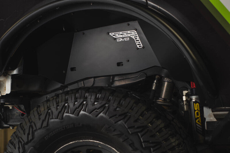 DV8 Offroad INFEND-08RB - DVEINFEND-08RB - DV8 Offroad 21-25 Ford Bronco Rear Aluminum Inner Fenders - Black - Shipped in Europe - Tuningsupply.com