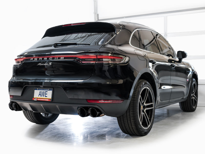 AWE Tuning 3015-43951 - AWE3015-43951 - AWE Tuning 19-21 Porsche Macan 3.0T/2.9TT Touring Edition Catback Exhaust w/ Diamond Black Tips - Shipped in Europe - Tuningsupply.com