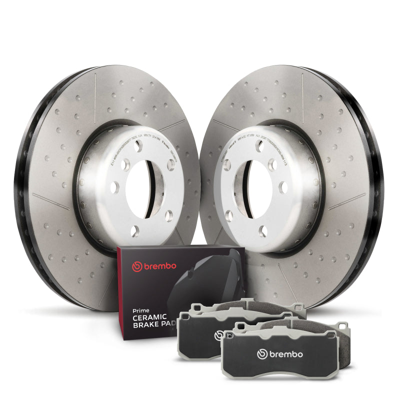 Brembo OE KT00B90 - BREKT00B90 - Brembo OE 08-13 BMW 135i Front Disc Brake Kit - Shipped in Europe - Tuningsupply.com