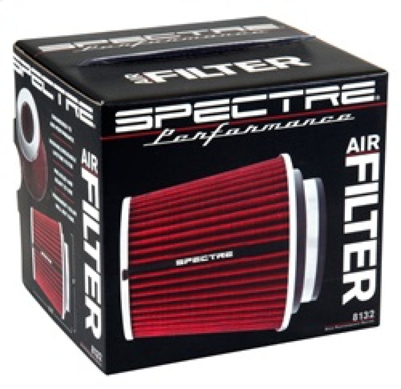 Spectre 8132 - SPE8132 - Spectre Adjustable Conical Air Filter 5-1/2in. Tall (Fits 3in. / 3-1/2in. / 4in. Tubes) - Red - Shipped in Europe - Tuningsupply.com