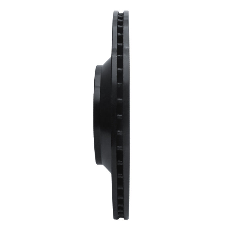 R1 Concepts 633-74030L - RNC633-74030L - R1 15-25 Volkswagen GTI Rear Left Drilled & Slotted Black Brake Rotor - Shipped in Europe - Tuningsupply.com