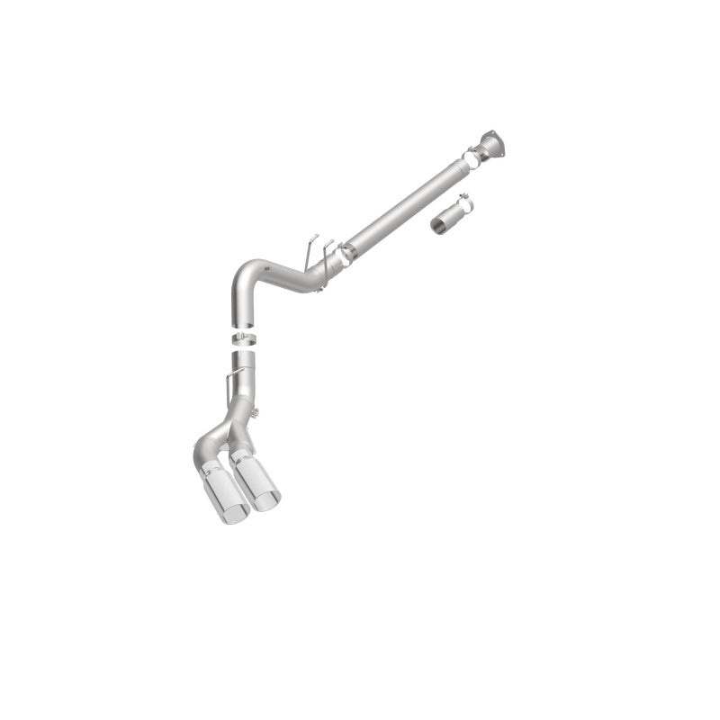 Magnaflow 17873 - MAG17873 - MagnaFlow 08-17 Ford F-250/F-350/F-450 4.6L/6.7 DPF-Back SS 4in Dual Single Passenger Side Rear Exit - Shipped in Europe - Tuningsupply.com