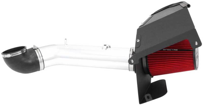 Spectre 9004 - SPE9004 - Spectre 11-13 GM 2500HD/3500HD V8-6.0L F/I Air Intake Kit - Polished w/Red Filter - Shipped in Europe - Tuningsupply.com