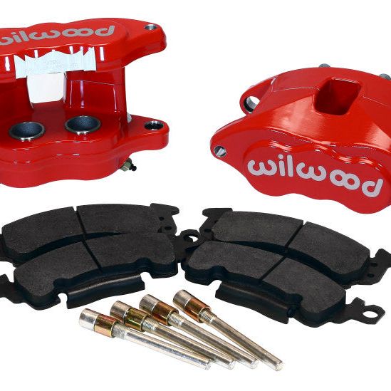 Wilwood 140-11292-R - WIL140-11292-R - Wilwood D52 Rear Caliper Kit - Red 1.25 / 1.25in Piston 1.28in Rotor - Shipped in Europe - Tuningsupply.com