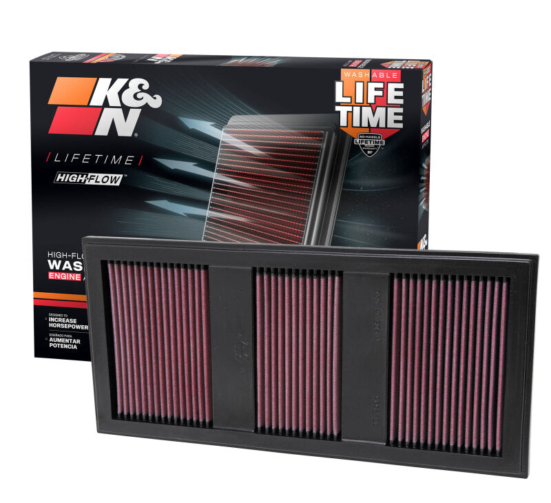 K&N Engineering 33-2985 - KNN33-2985 - K&N Replacement Air Filter 11 Mercedes Benz C350/CLS350/E300/GLK350/ML350/S350 / 11-12 E350/SLK350 - Shipped in Europe - Tuningsupply.com
