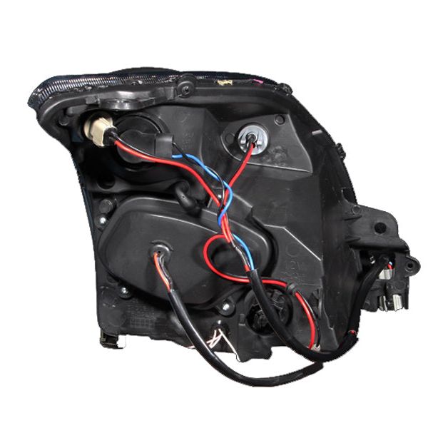 ANZO 121276 - ANZ121276 - ANZO 2007-2012 Nissan Sentra Projector Headlights Black - Shipped in Europe - Tuningsupply.com