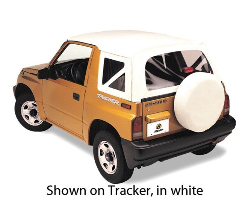 Bestop 51364-52 - BES51364-52 - Bestop 95-98 Tracker/Sidekick Replace A-Top (White Denim Clear Windows No Door Skins Included) - Shipped in Europe - Tuningsupply.com