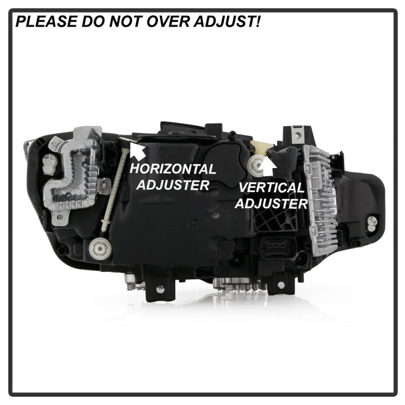 SPYDER 9948534 - SPY9948534 - Spyder BMW F30 3 Series 4Dr LED Projector Headlights Chrome PRO-JH-BF3012H-4D-LED-C - Shipped in Europe - Tuningsupply.com