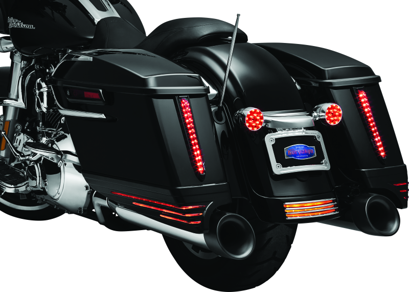 Kuryakyn 7797 - KUR7797 - Kuryakyn Rear Fender Accents FLHX & FLTR Models Chrome - Shipped in Europe - Tuningsupply.com