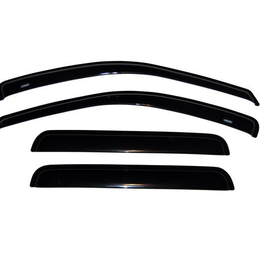 AVS 94650 - AVS94650 - AVS 2004 Ford Ecosport (Brazil) Ventvisor Outside Mount Window Deflectors 4pc - Smoke - Shipped in Europe - Tuningsupply.com