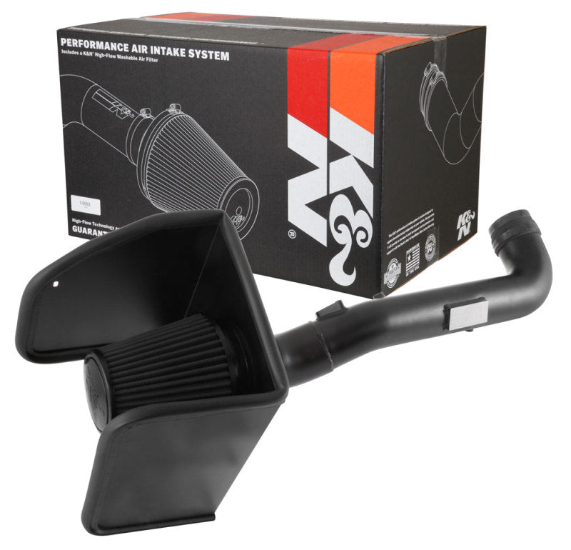 K&N Engineering 71-3104 - KNN71-3104 - K&N 17-18 Chevrolet Colorado 3.6L V6 Black Performance Intake Kit - Shipped in Europe - Tuningsupply.com