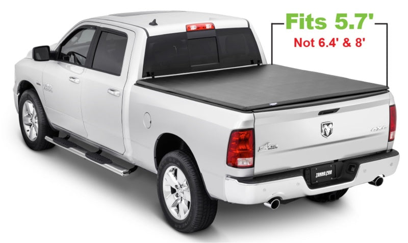 Tonno Pro 42-201 - TNP42-201 - Tonno Pro 09-19 Dodge RAM 1500 5.7ft Fleetside Tonno Fold Tri-Fold Tonneau Cover - Shipped in Europe - Tuningsupply.com