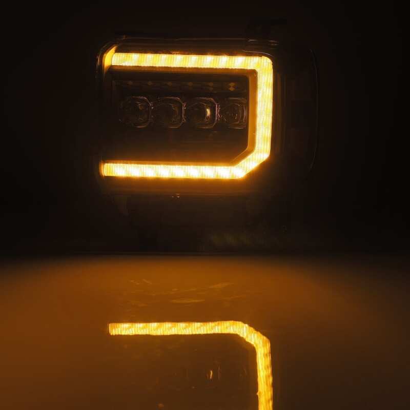 AlphaRex - ARX880617 - AlphaRex 14-18 GMC Sierra NOVA LED Proj Headlights Plank Style Black w/Activ Light/Seq Signal/DRL - Shipped in Europe - Tuningsupply.com